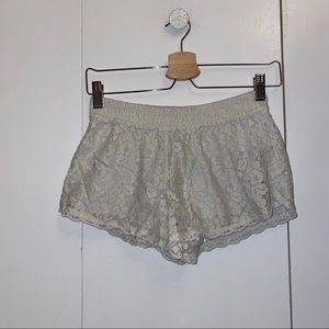Talula Maywood Floral Lace Shorts